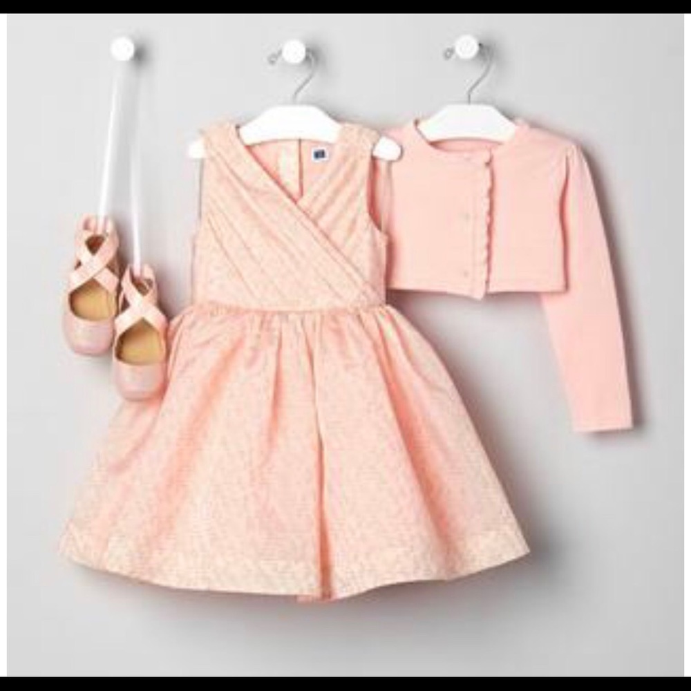Janie and Jack Blush Beauty Dress Size 3